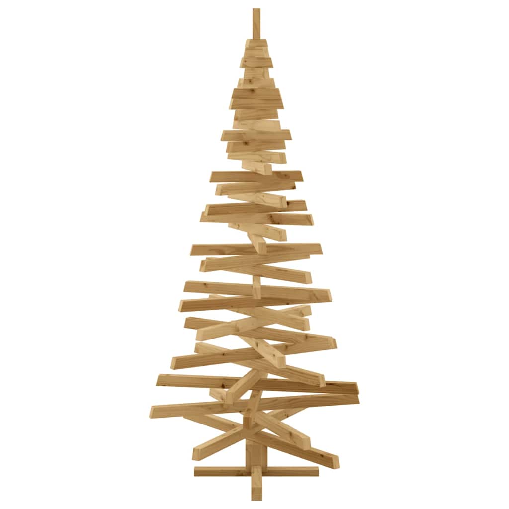 Christmas Trees with Stand Brown 180 cm Solid pine wood